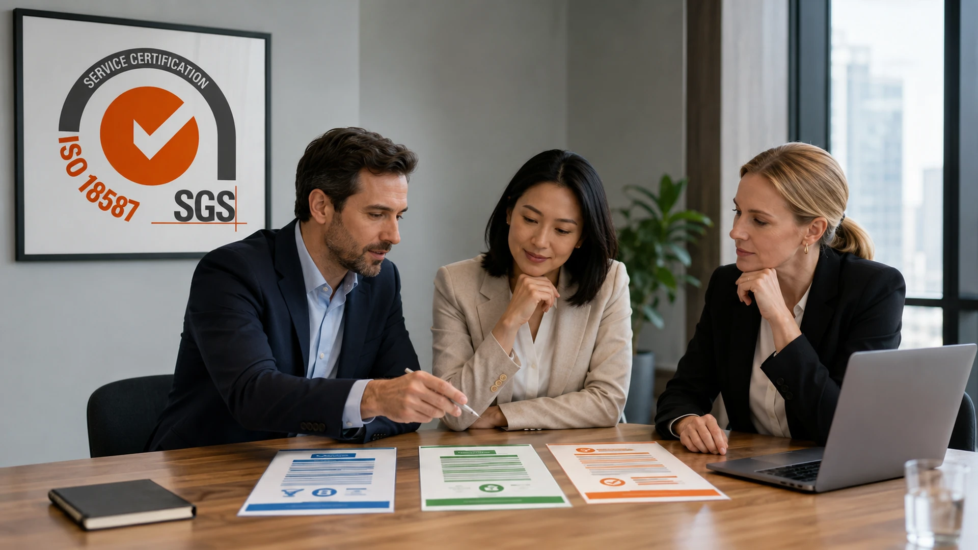 Professional team coordinating machine translation with ISO 18587 human post-editing